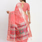 Shree Shyam Fashion Linen Cotton Peach Saree