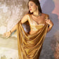 Brown Burberry Organza Solid Fancy Designer Saree - Nafisa
