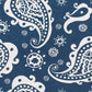 AIRWILL 100% Cotton Self Designed 4 Seater Table Cloth - Blue