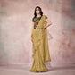 Beige Lycra Embroidery Designer Saree With Blouse - Mohmanthan Sitaarah