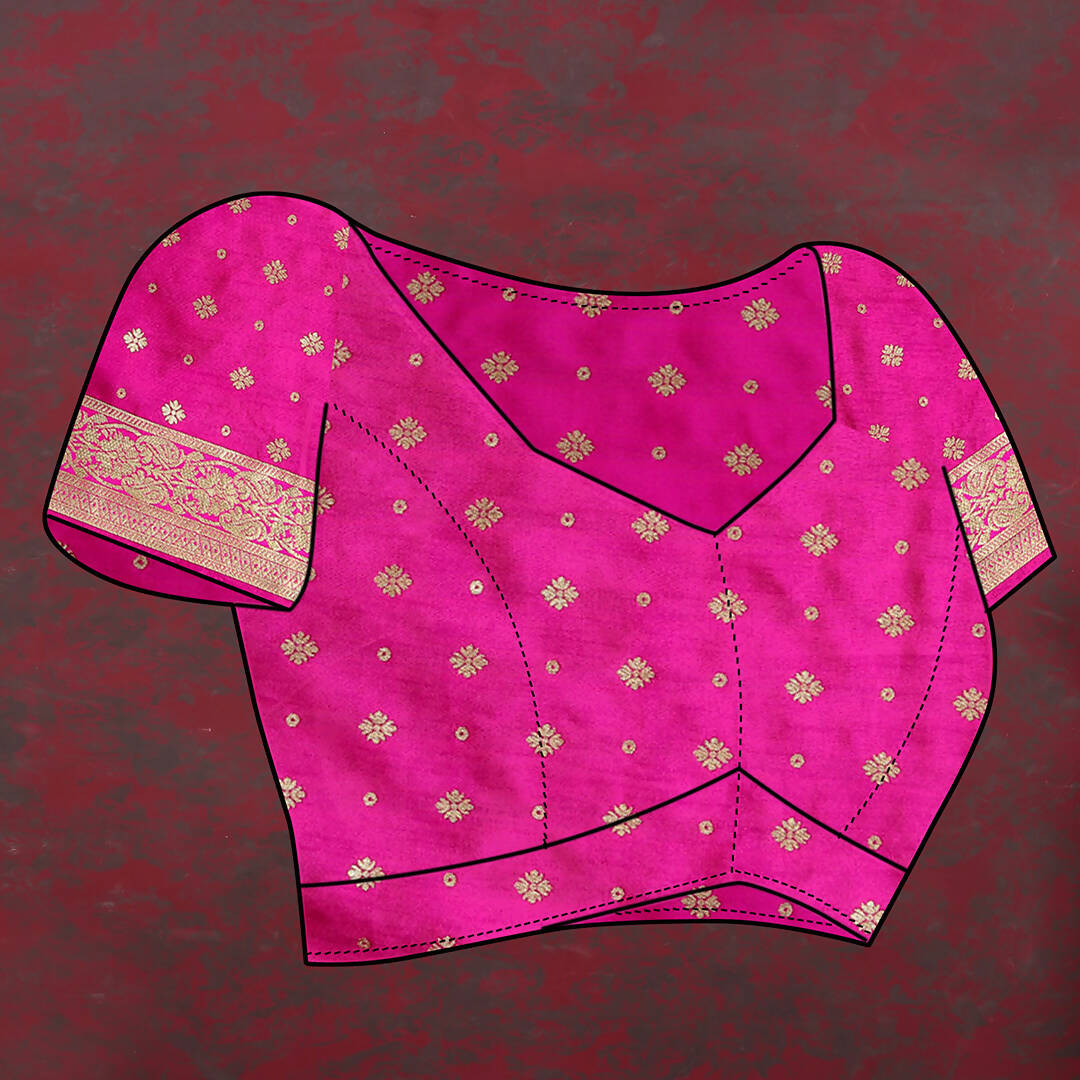 Lorenvalley Fashion Purple & Magenta Patola Silk Woven Design Meenakari Weaving Saree - Swadesiicart