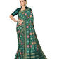 Green Rangkat Tussar Silk Woven Design Saree with Unstitched Blouse - Mohmanthan Eshani | Swadesiicart