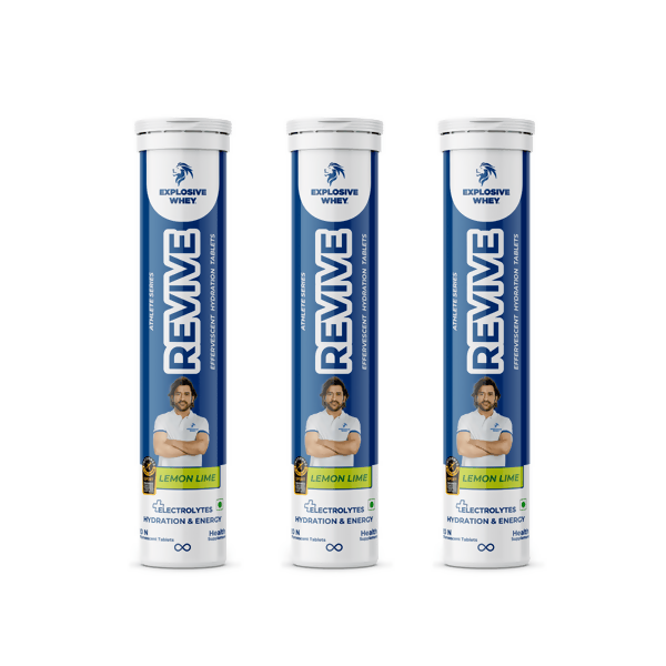 Explosive Whey Athlete Series Revive Hydration Tablets | Swadesiicart