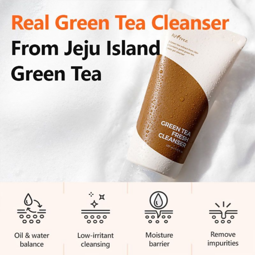 Isntree Green Tea Fresh Cleanser - Swadesiicart