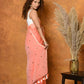 Very Much Indian Pure Mul Cotton Handloom Saree - Peach | Swadesiicart