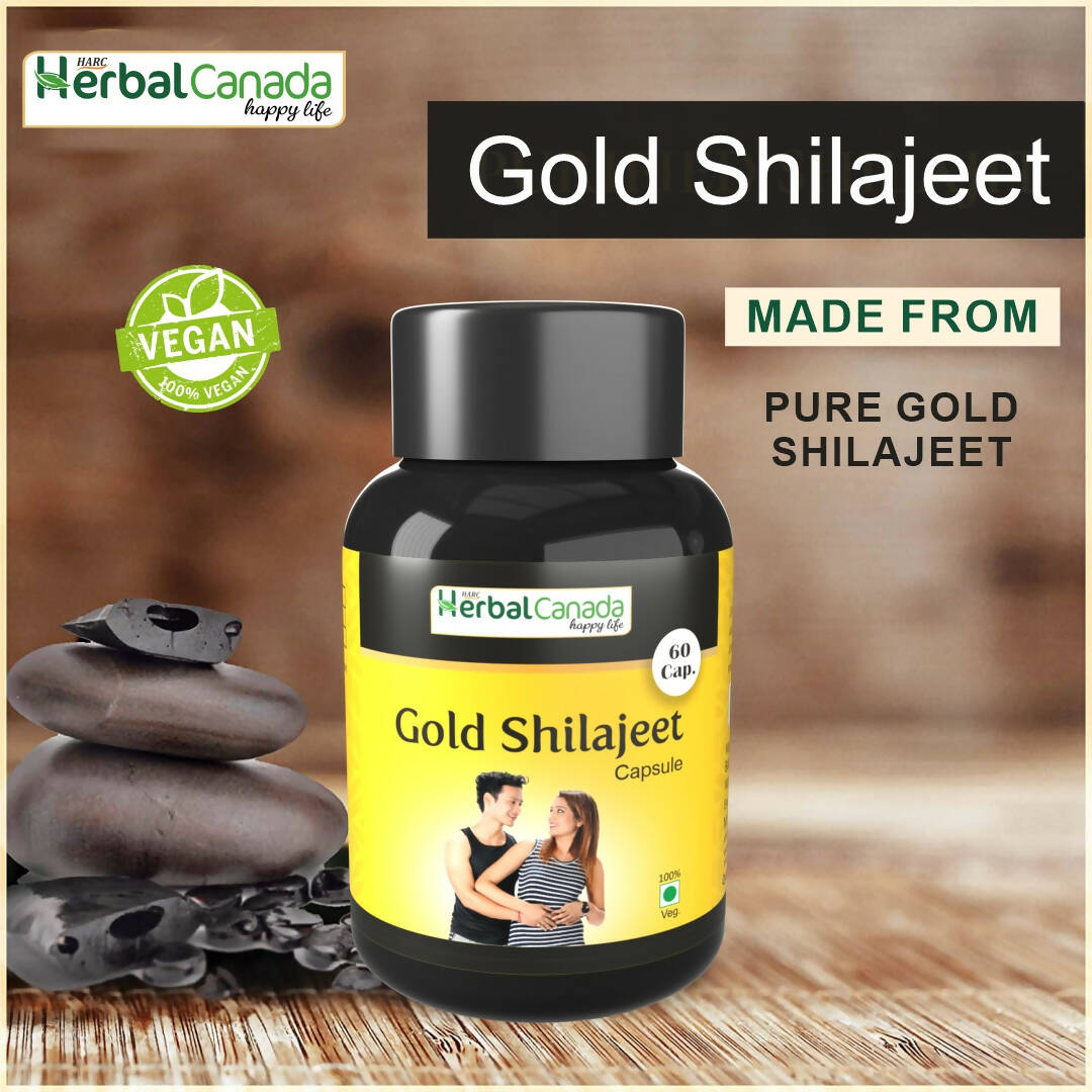 Herbal Canada Pure Gold SJ Capsules - Swadesiicart
