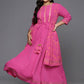 Ahalyaa Women's Traditional wear Ethnic Dress - PINK | Swadesiicart