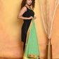Very Much Indian Handloom Pure Cotton Paithani Dupatta - Green | Swadesiicart