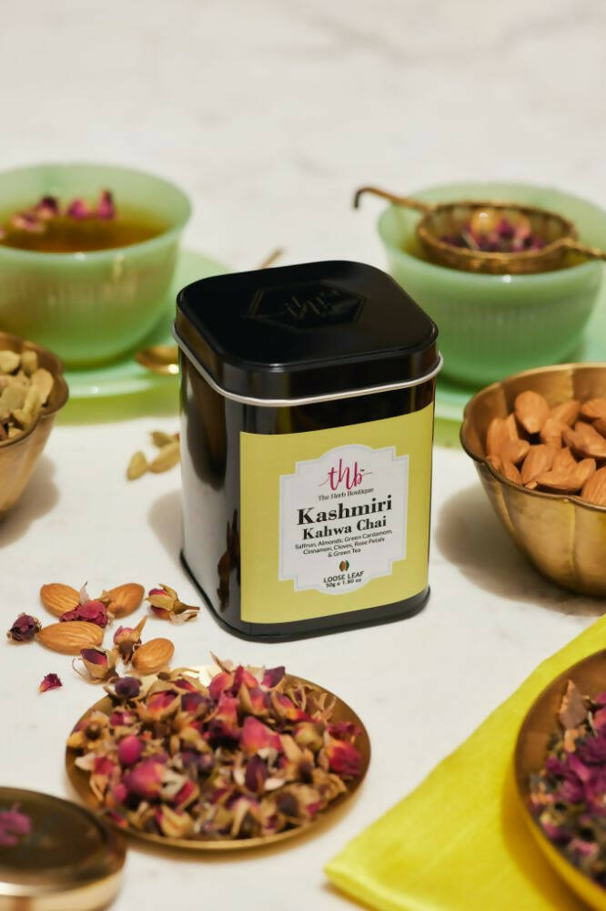 The Herb Boutique Kashmiri Kahwa Chai - Swadesiicart