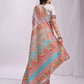 Shree Shyam Fashion Linen Cotton(Woven Work) White Saree