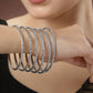 NVR Women's Set of 6 Silver-Toned German Silver Oxidised Bangles - NR Retail-NVR