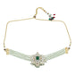 Green Stone Kundan Choker- Ruby Raang | Swadesiicart