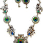 Mominos Fashion Silver-Plated Peacock Design Necklace Set Mangalsutra - Swadesiicart