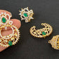 AD Emeralds Designer Jhumkas for party wear