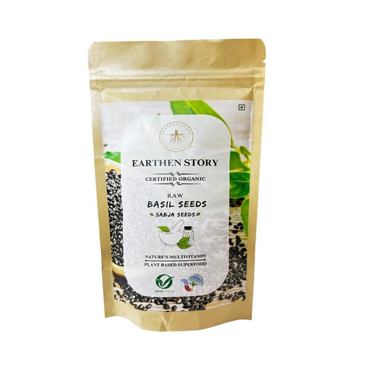 Earthen Story Certified Organic Sabja Seeds | Swadesiicart