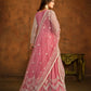 Anaita Pink Embroidered Net Anarkali Suit
