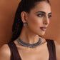 trueBrowns Silver Tone Necklace Set - Swadesiicart
