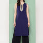 Ahalyaa Women Yoke Design Sequinned Kurta | Swadesiicart