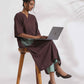 trueBrowns Cola Cotton Print Flared Kurta Set | Swadesiicart