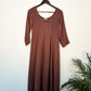 trueBrowns Brown Straight Kurta Set | Swadesiicart