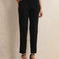 trueBrowns Black Woollen Pants | Swadesiicart