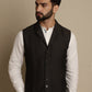 Even Apparels Men's Brown Wool Waistcoat with Notched Lapel | Swadesiicart