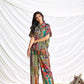BulBul Kate Beige Chanderi Co-Ord Set - Swadesiicart