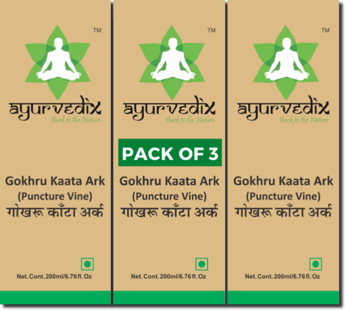 Ayurvedix Gokhru Kaata Ark - Swadesiicart