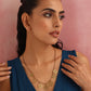 trueBrowns Brass Dangle Necklace | Swadesiicart