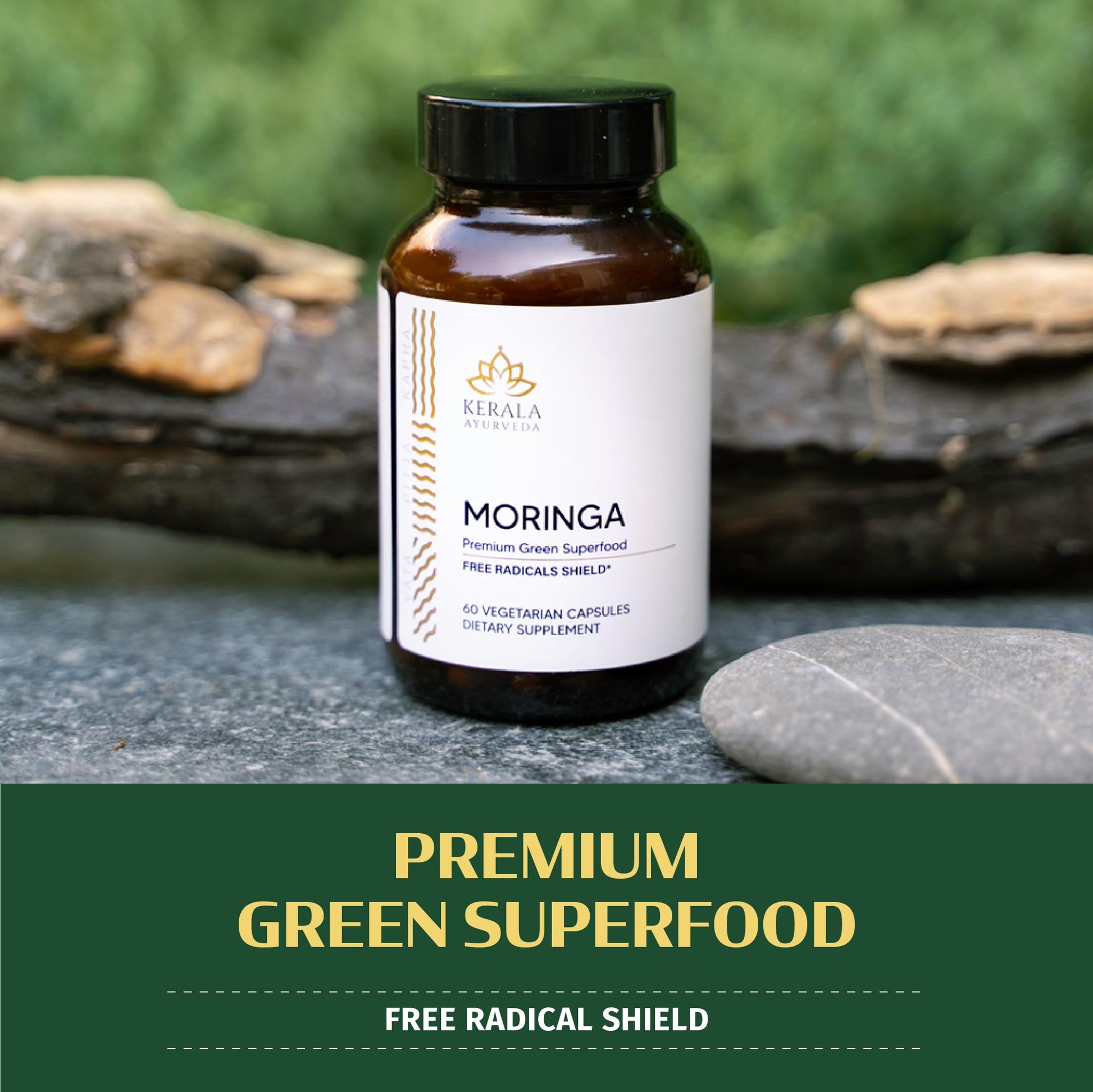 Moringa - A Superfood for Vitality and Wellness (60 Veg Capsules)