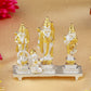 Estele Gold-Polished Spiritual Ram Darbar|God Ram,Laxman,Sita & Hanuman Idol for Home/Car Décor - Swadesiicart