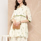 Ahalyaa Printed Cotton Tunic with Palazzos | Swadesiicart