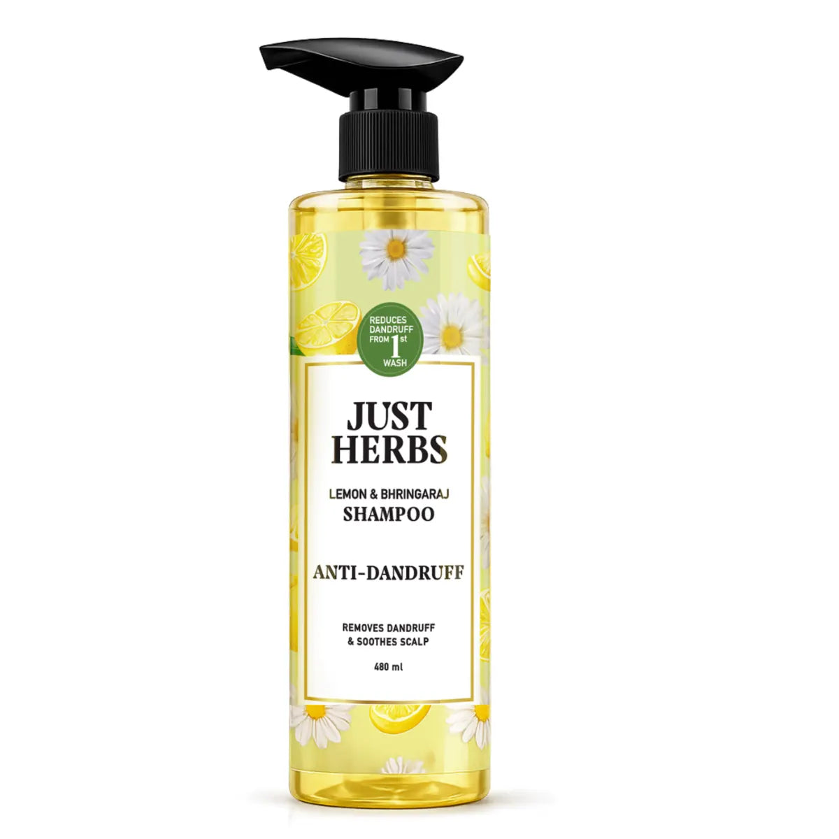 Anti Dandruff Shampoo | Lemon, Bhringraj & 12 Herbs