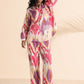 trueBrowns Pink Cotton Ikat Shirt Co-ord Set - Swadesiicart