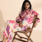 trueBrowns Pink Cotton Ikat Shirt Co-ord Set - Swadesiicart