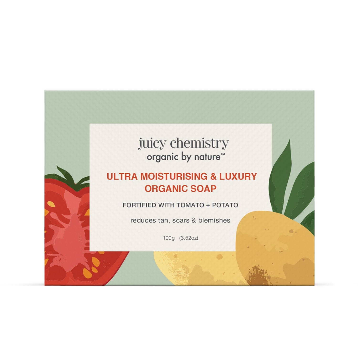 Ultra Moisturising & Luxury Organic Soap Fortified with Tomato + Potato