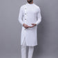 Even Apparels White Sherwani Kurta With Asymetrical Cut | Swadesiicart