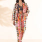 trueBrowns Cola Cotton Ikat Pant Suit Set - Swadesiicart