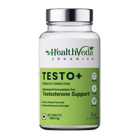 Health Veda Organics Plant Based Testo+ Veg Tablets - Health Veda Organics