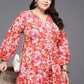 Ahalyaa Women Plus Size Printed Cotton Tunic with Palazzos | Swadesiicart