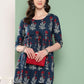 InWeave Women's Indigo Boota Sharara Set - Swadesiicart