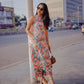 NOZ2TOZ Women's leaf Printed Knee Length Co-ords Set - Swadesiicart