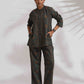 trueBrowns Green Cotton Print Shirt Top & Pants Co-ord Set - Swadesiicart