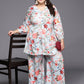 Ahalyaa Women Plus Size Printed Tunic with Palazzos | Swadesiicart