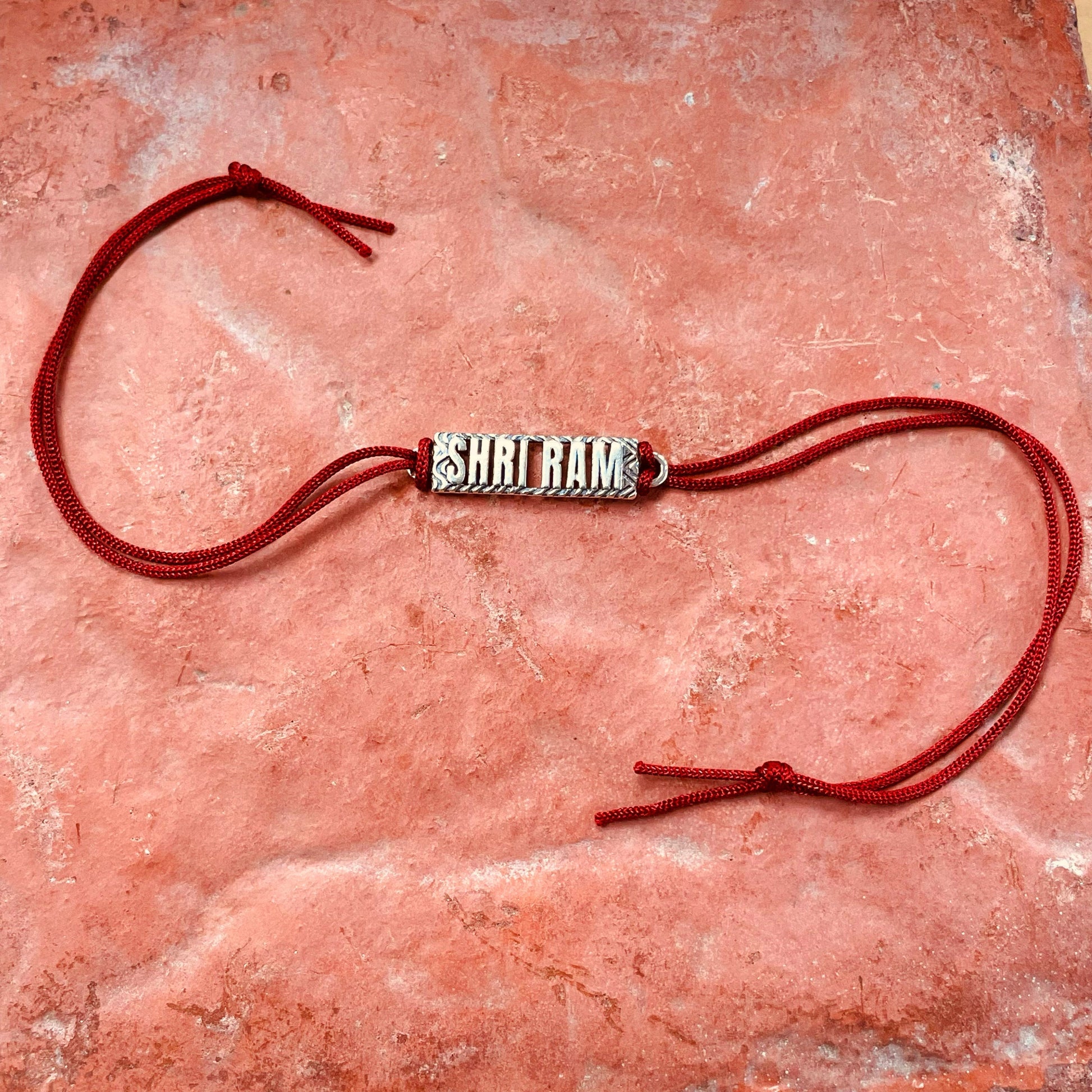 trueBrowns 925 Sterling Silver Shri Ram Thread Rakhi | Swadesiicart