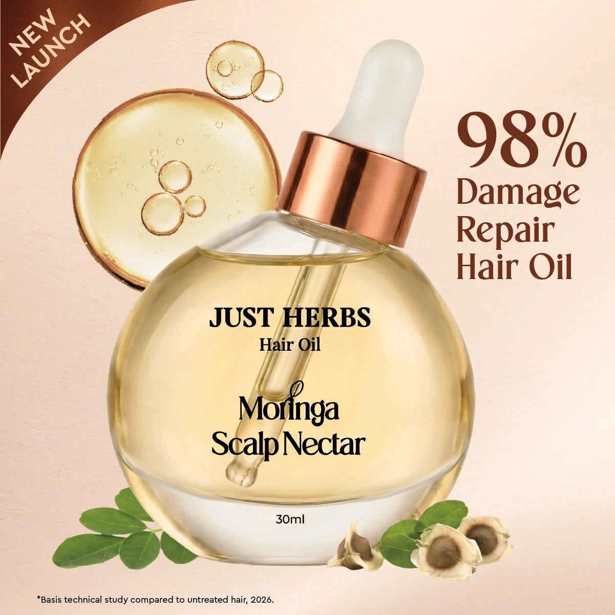 Hair Oil Moringa Scalp Nectar 30ml