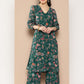 Ahalyaa Women Floral Printed Regular Gotta Patti Kurta with Palazzos | Swadesiicart