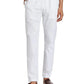 Fabmade Men's White Cotton Linen Pyjama | Swadesiicart