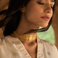 trueBrowns Gold-Polished Choker | Swadesiicart