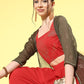Ahalyaa Printed Co-Ords With Shrug - Swadesiicart